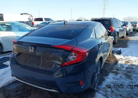 2020 Honda Civic Ex from USA, damaged, VIN 19XFC1F36LE006471